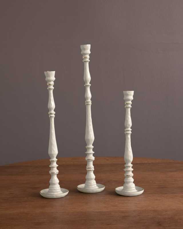 Encanto Crosby Small Candlestick Holder, 13.5"